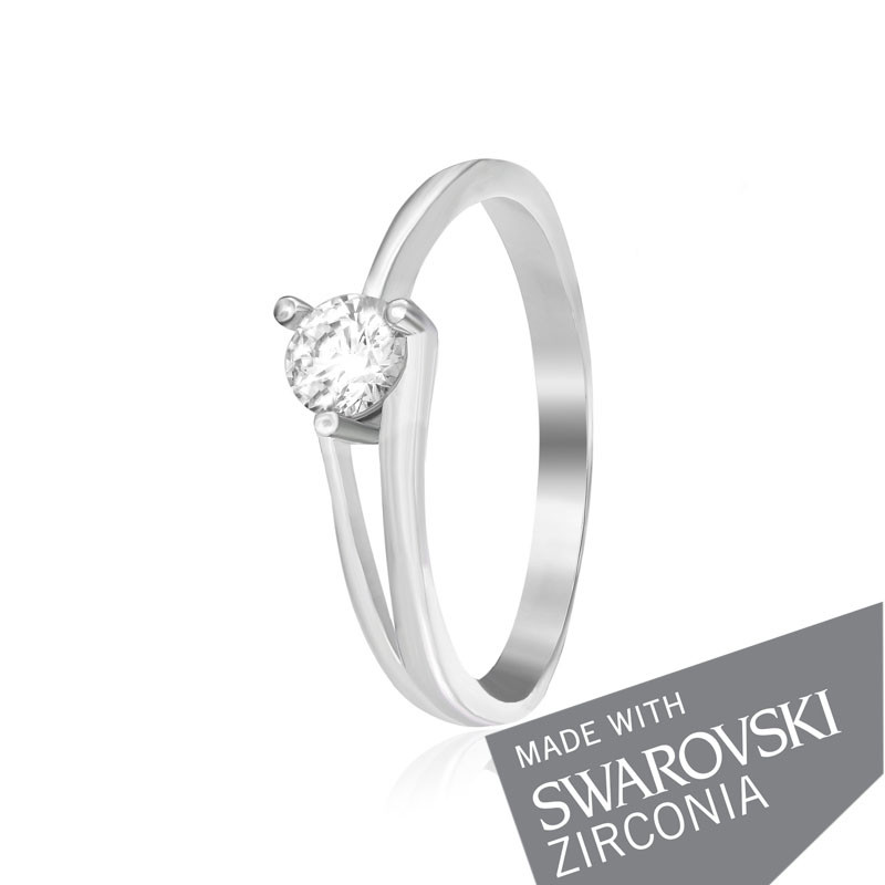 

Серебряное кольцо с цирконием Silvex925 SWAROVSKI ZIRCONIA К2С/037 - 17,5