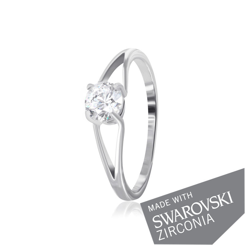 

Серебряное кольцо с цирконием Silvex925 SWAROVSKI ZIRCONIA К2С/839 - 18