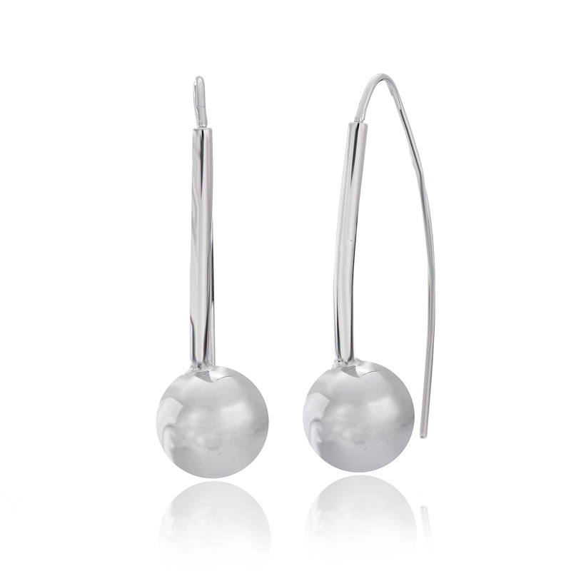 

Серебряные серьги Silvex925 С2/235, застежка "петля"