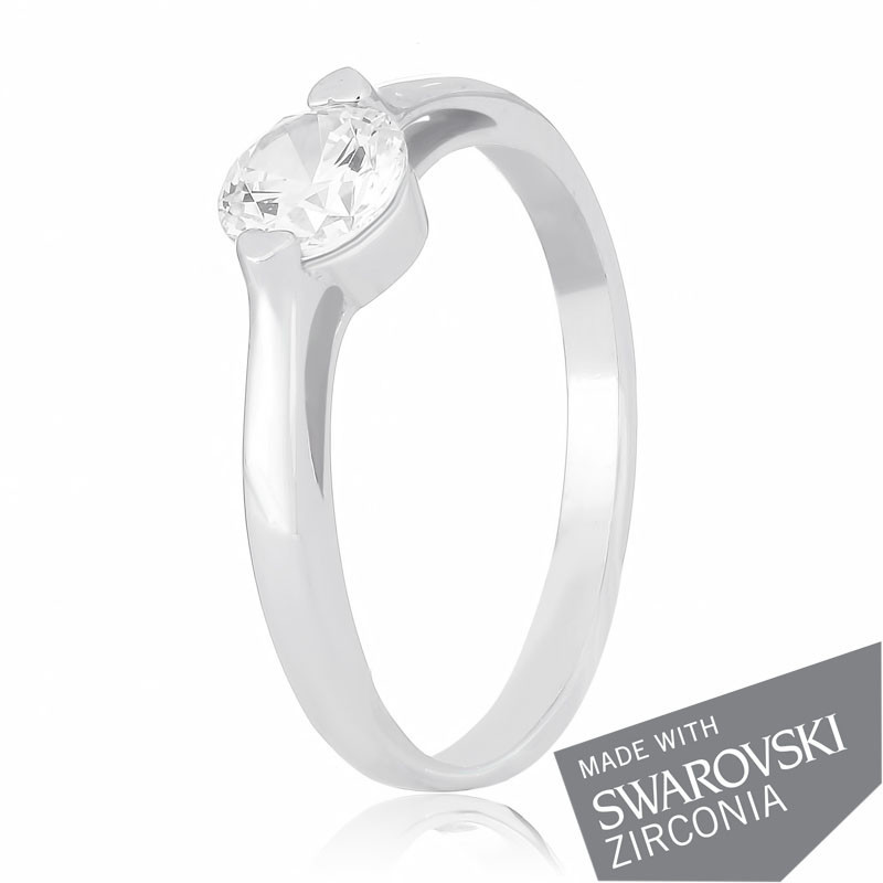 

Серебряное кольцо с цирконием Silvex925 SWAROVSKI ZIRCONIA К2С/731 - 18