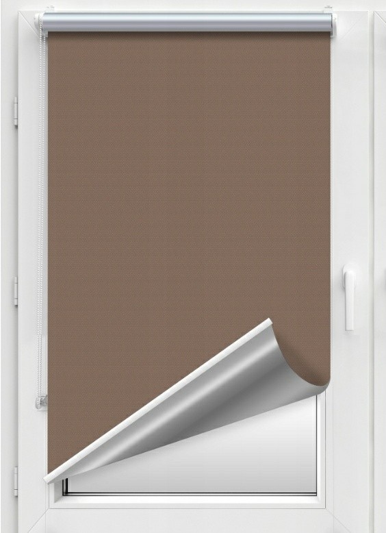 

Ролета Roll Star 115x180 см Термо ВО Блэкаут Шоколадный (16 )