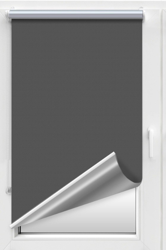 

Ролета Roll Star 50x180 см Термо ВО Блэкаут Черный (14)