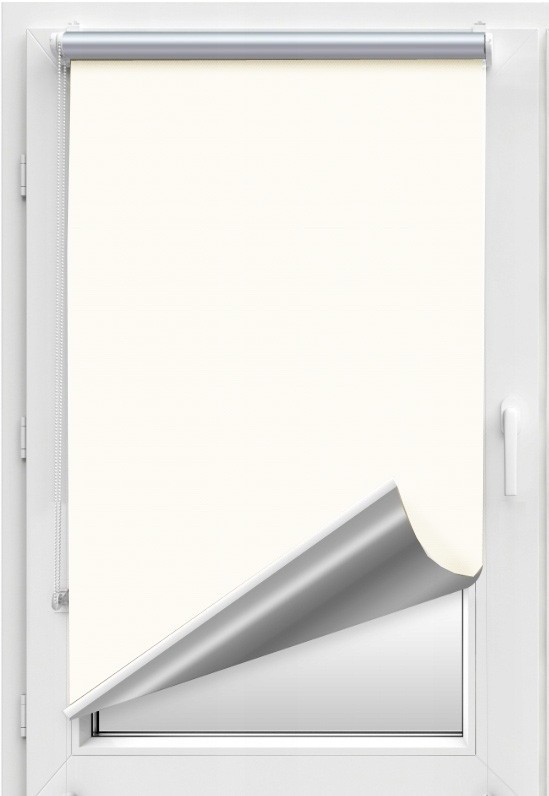 

Ролета Roll Star 140x180 см Термо ВО Блэкаут Белая (22)
