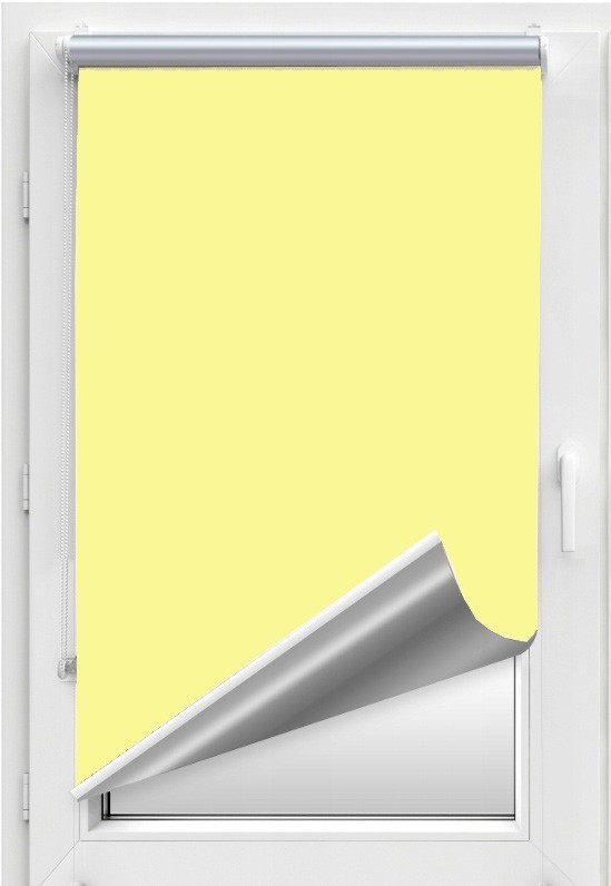 

Ролета Roll Star 62,5x180 см Термо ВО Блэкаут Светло-желтый (18 )
