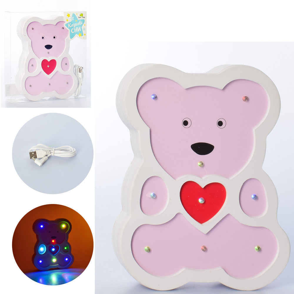 

Деревянная игрушка Ночник мишка A-Toys MD 2246