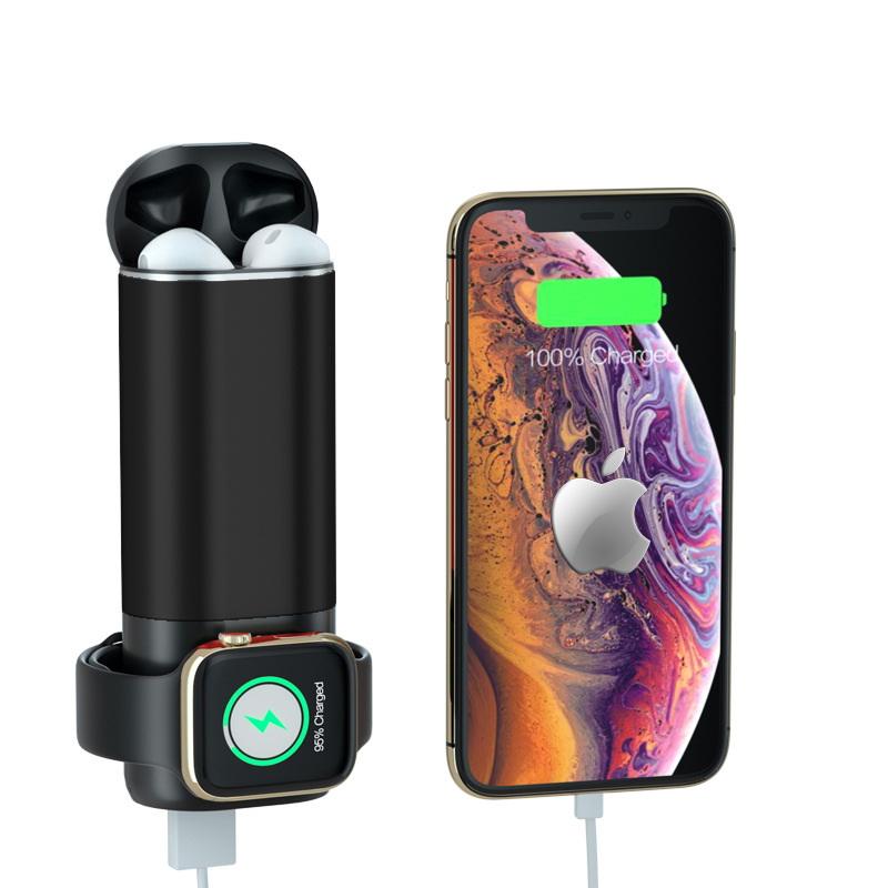 

Power Bank 3 в 1 для Iphone, Apple Watch и AirPods Черный