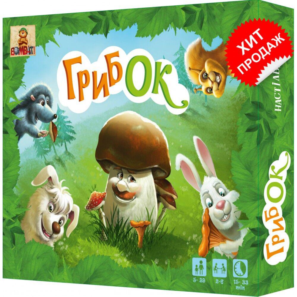 

Настольная игра Карточная игра Bombat Game ГрибОК от 5 лет на украинском языке