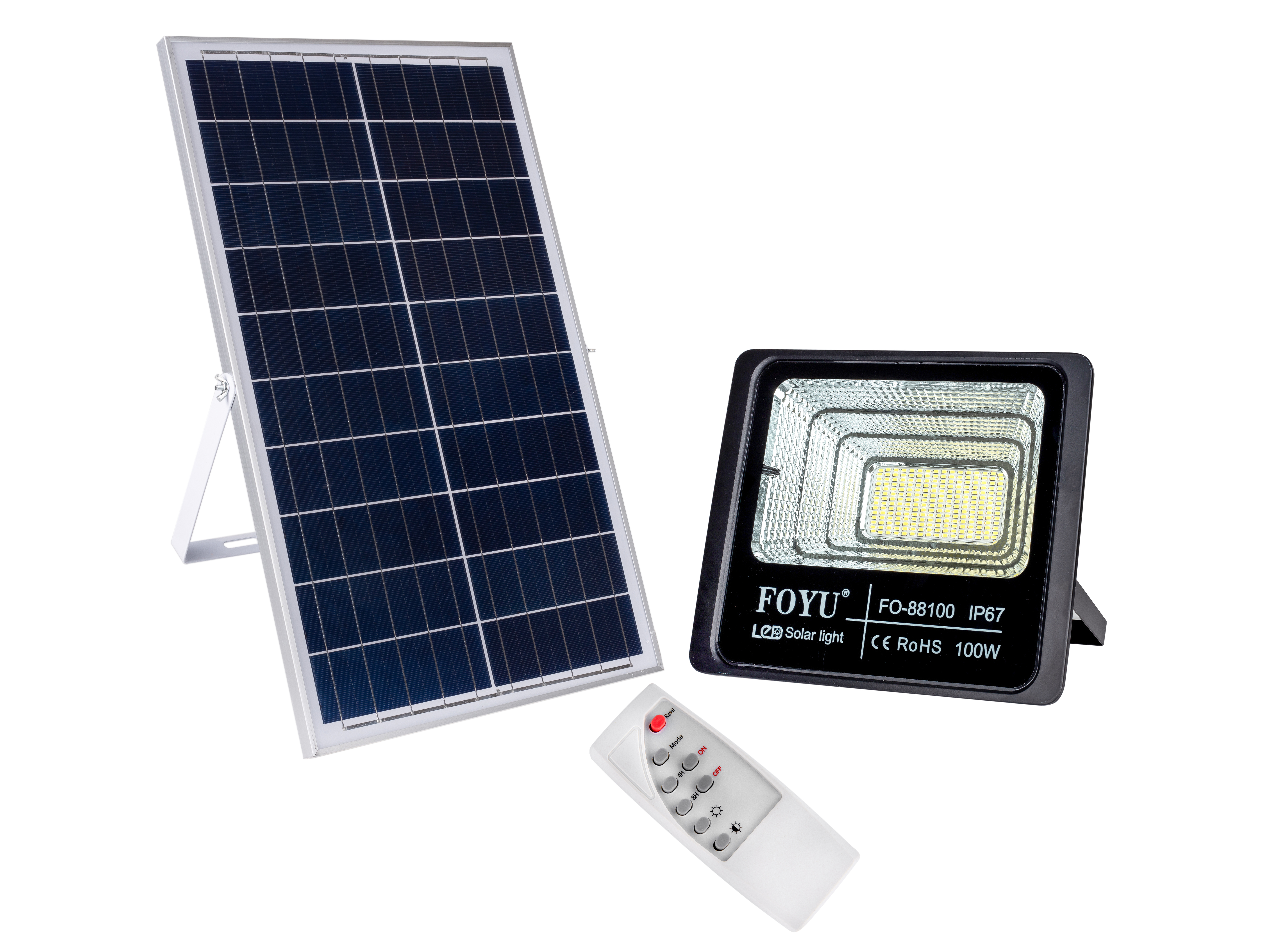 

Прожектор на солнечной батарее 100W FOYU FO-88100
