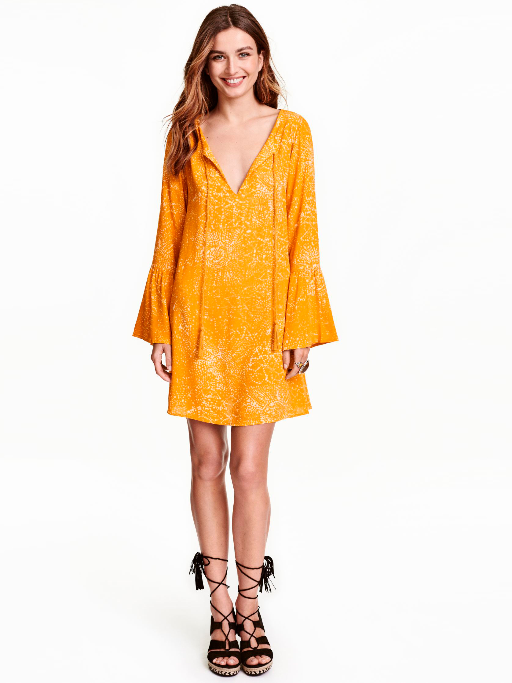 

Платье H&M 3966133 38 Желтое