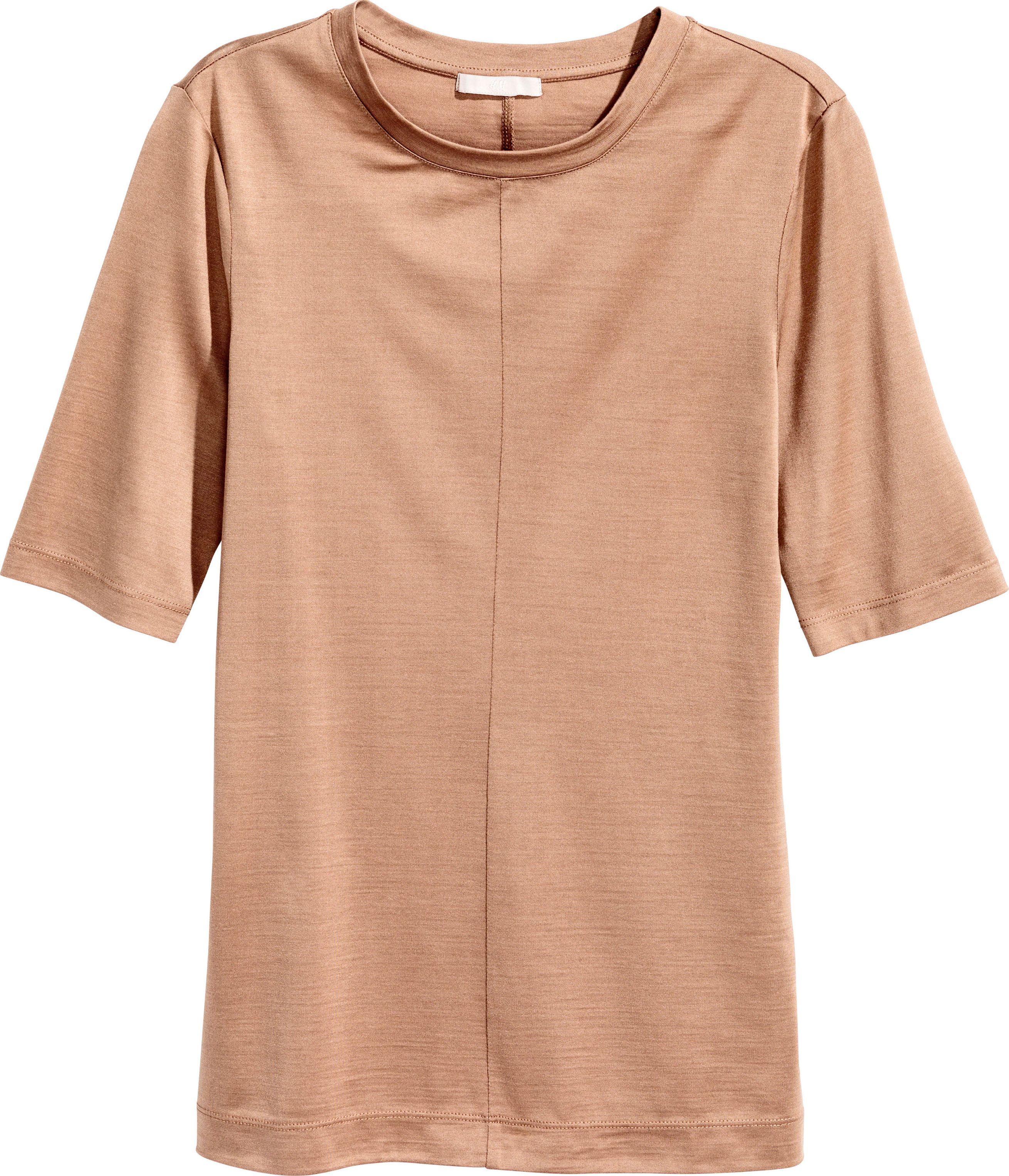 

Футболка H&M 4577274 34 Коричневая