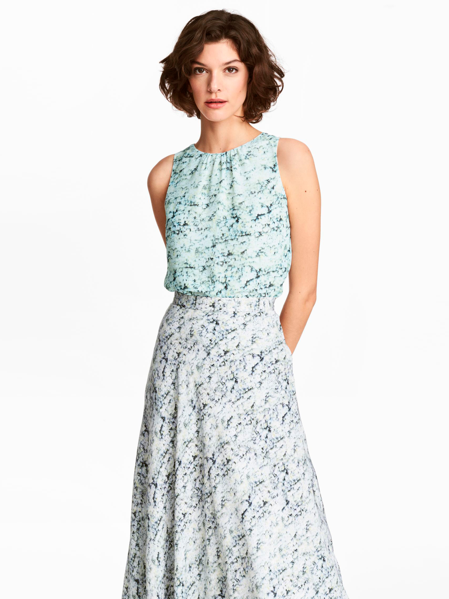 

Блузка H&M 4832575  Разноцветная, Блузка H&M 4832575 34 Разноцветная