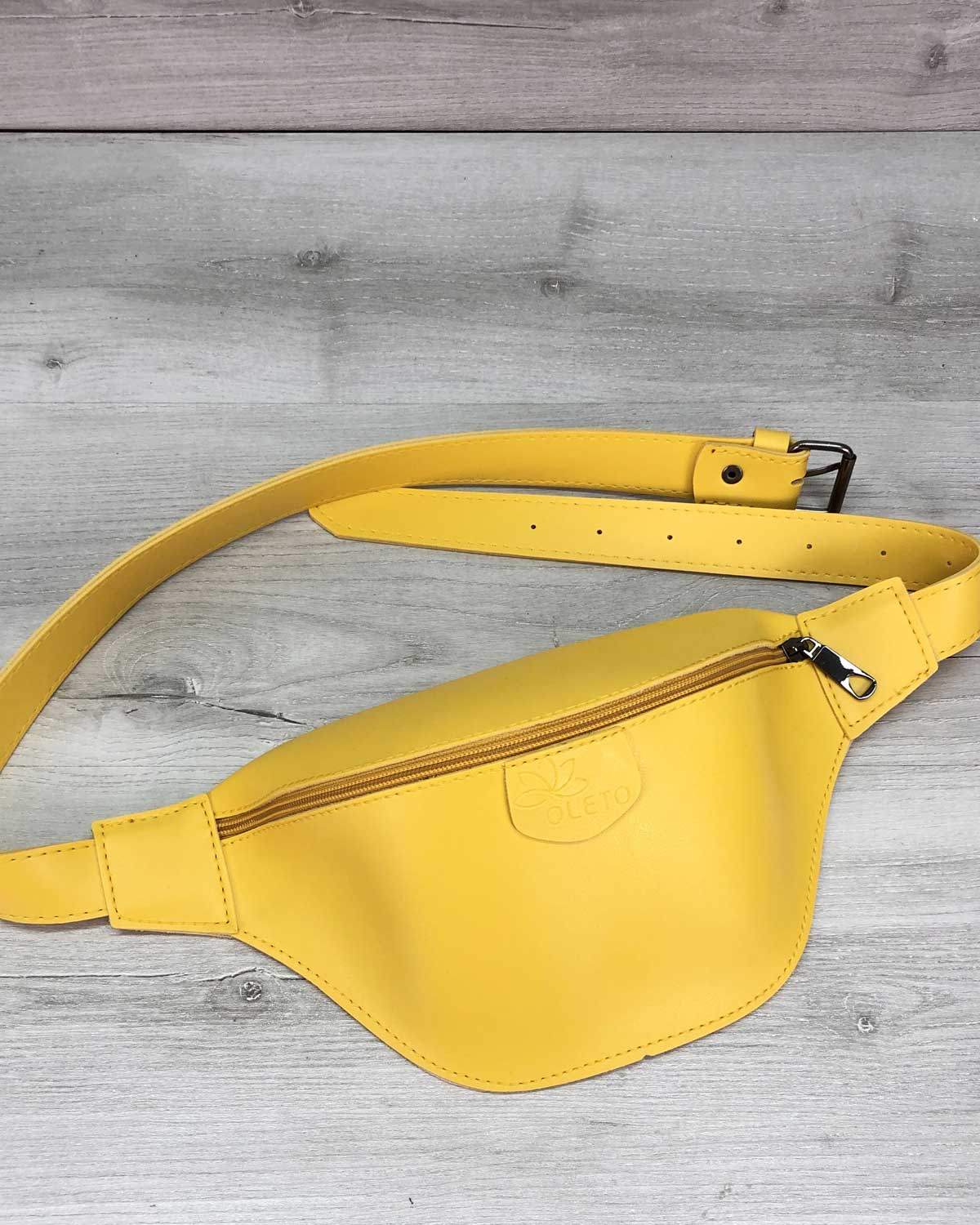 

Сумка женская на пояс бананка Teri Oleto женская сумка на пояс желтая из экокожи