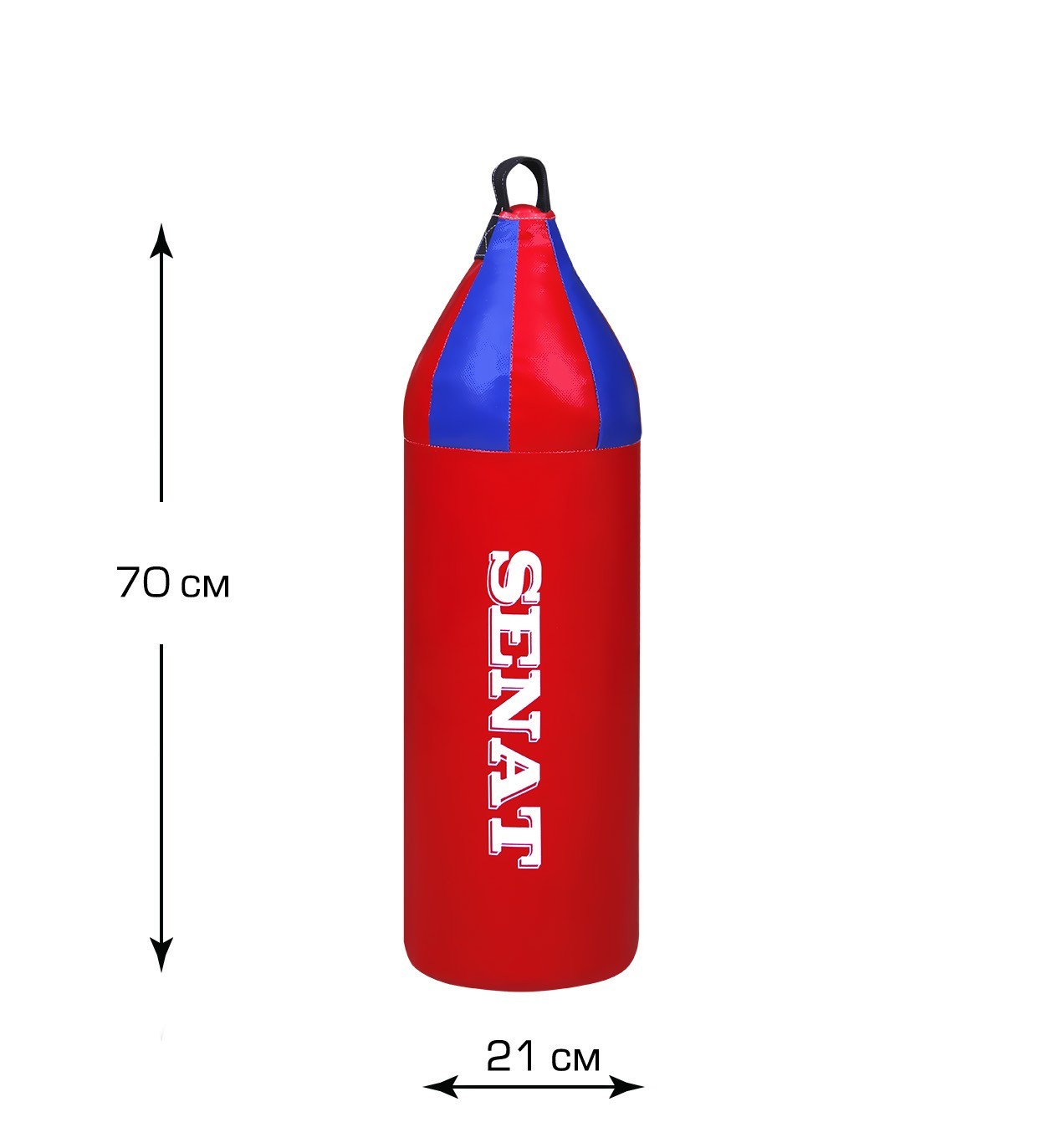 

Мешок боксерский Senat шлемовидный 70 x 21 см ПВХ Red (1215-red)