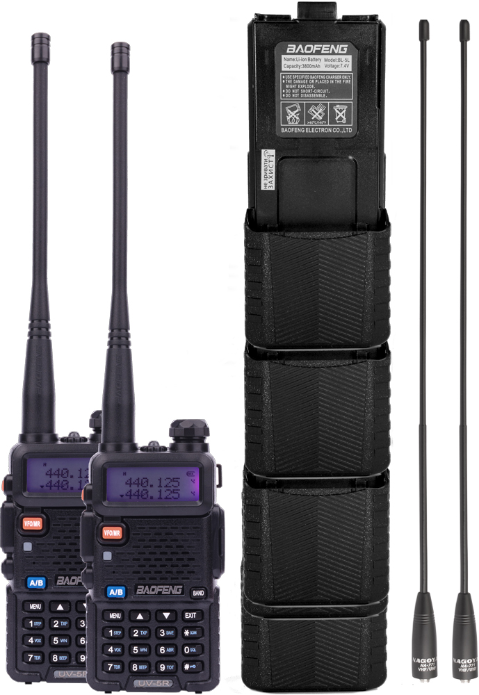 

Комплект раций для туризма Baofeng UV-5RHC Tourism Black (UV-5RHC_Tourism_Black)