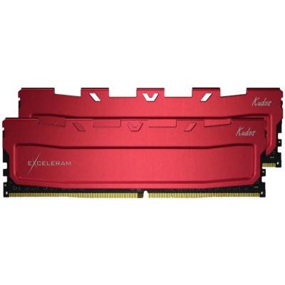 

Модуль памяти для компьютера DDR4 16GB (2x8GB) 3200 MHz Kudos Red eXceleram (EKRED4163216AD)