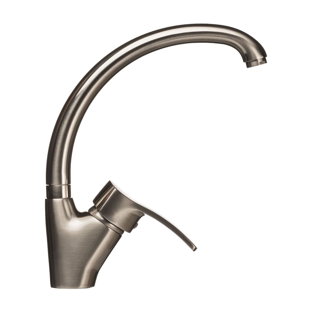 

Смеситель кухонный Globus Lux QUEENSLAND GLQU 0203S-BIG ST STEEL