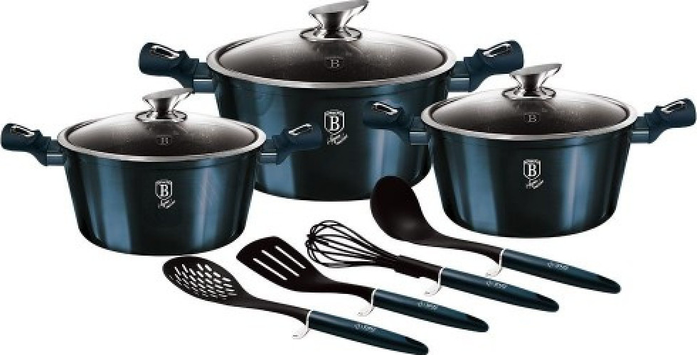 

Набор посуды 10 предметов Berlinger Haus Metallic Line BH-6152