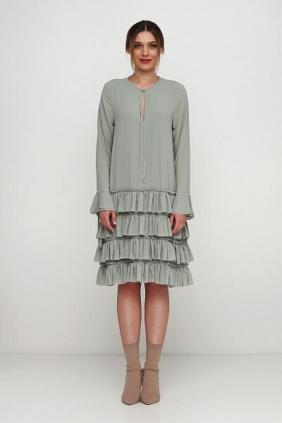 

Платье NADEZDINA MALVA midi 48 Оливковое (8501922-48)
