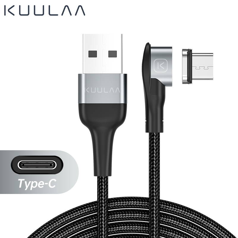 Кабель USB type C - USB (1m) магнитный игровой Г-образный для телефона ...