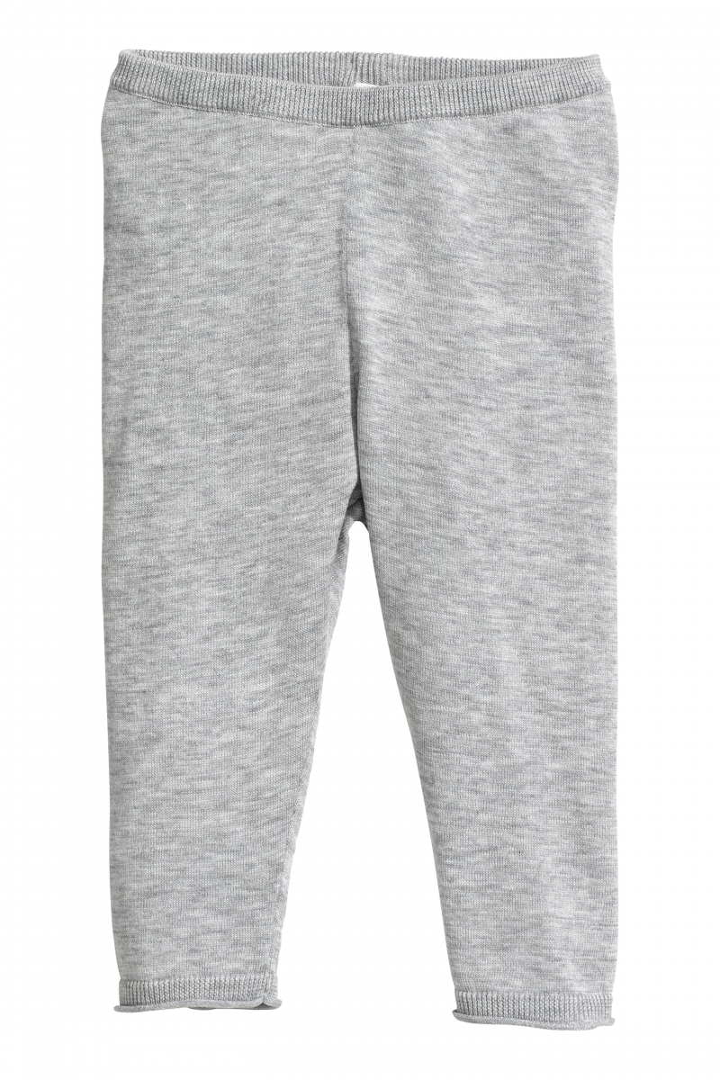

Лосины для девочки H&M 0583462001 56 СМ Серый 60069