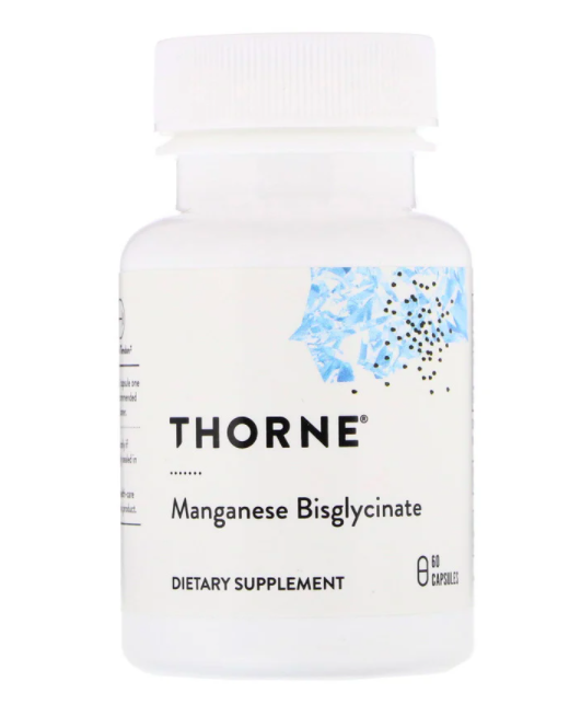 

Пищевая добавка Thorne Research Manganese Bisglycinate 60 капсул