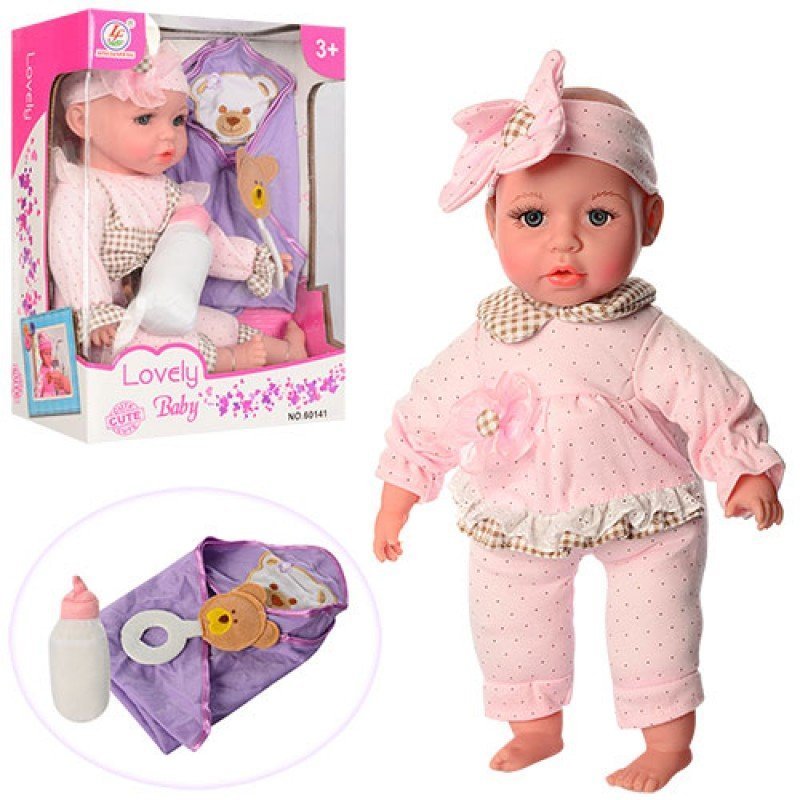 

Пупс мягкотелый Limo Toy (60141-25) Розовый