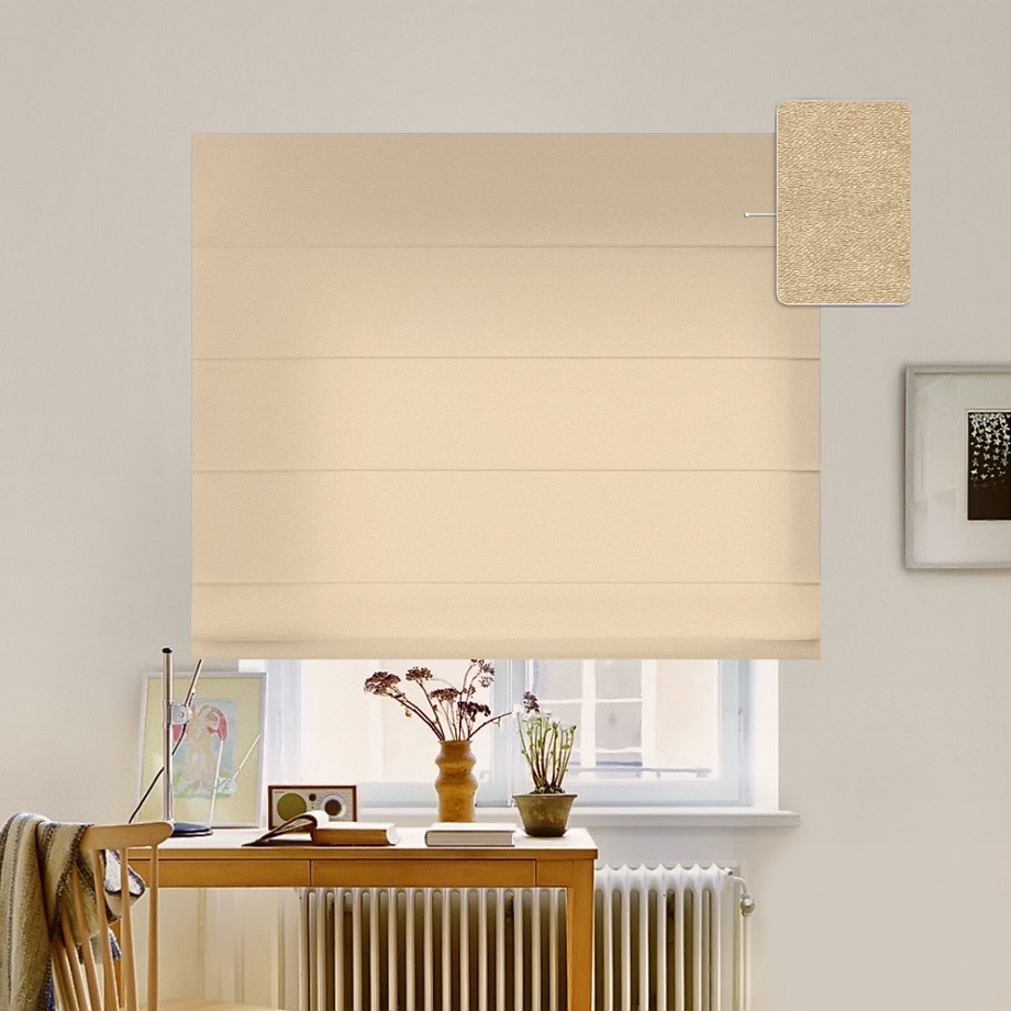 

Римская штора система Classic InHt Софт Lux 21 Бежевый 80х160 см