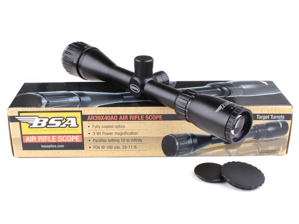 Оптичний приціл BSA Air 39x40 AO MilDot Air Rifle Scope (AR39x40AO
