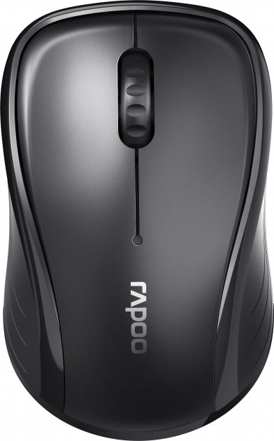 

Мышь Rapoo M280 Black, Optical, Wireless/Bluetooth, 800-1800 dpi, 1 AA батарейка