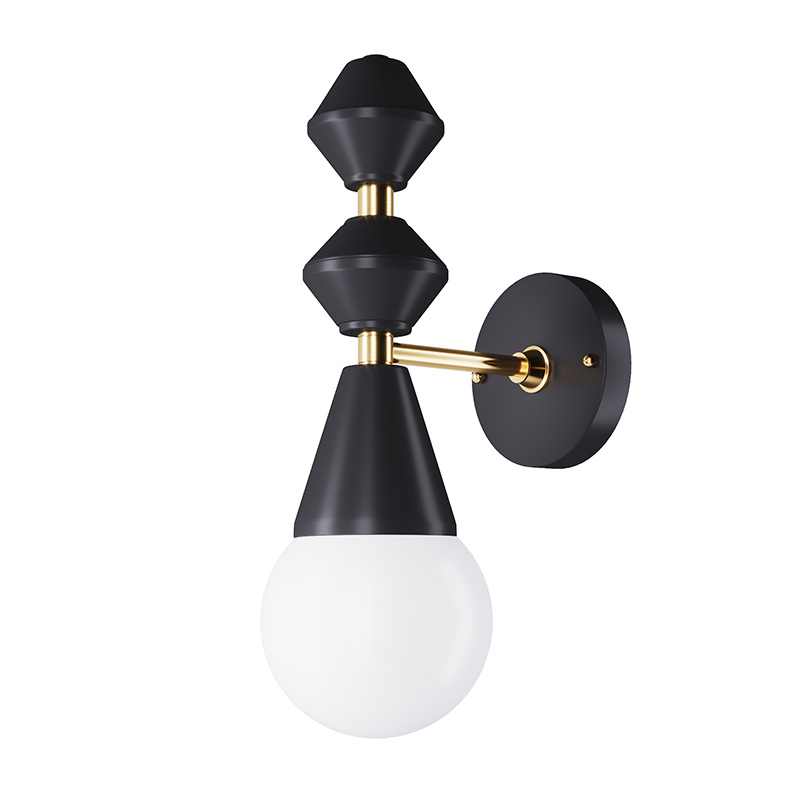 

Настенный светильник Pikart Lights 6233-1 Dome Черный