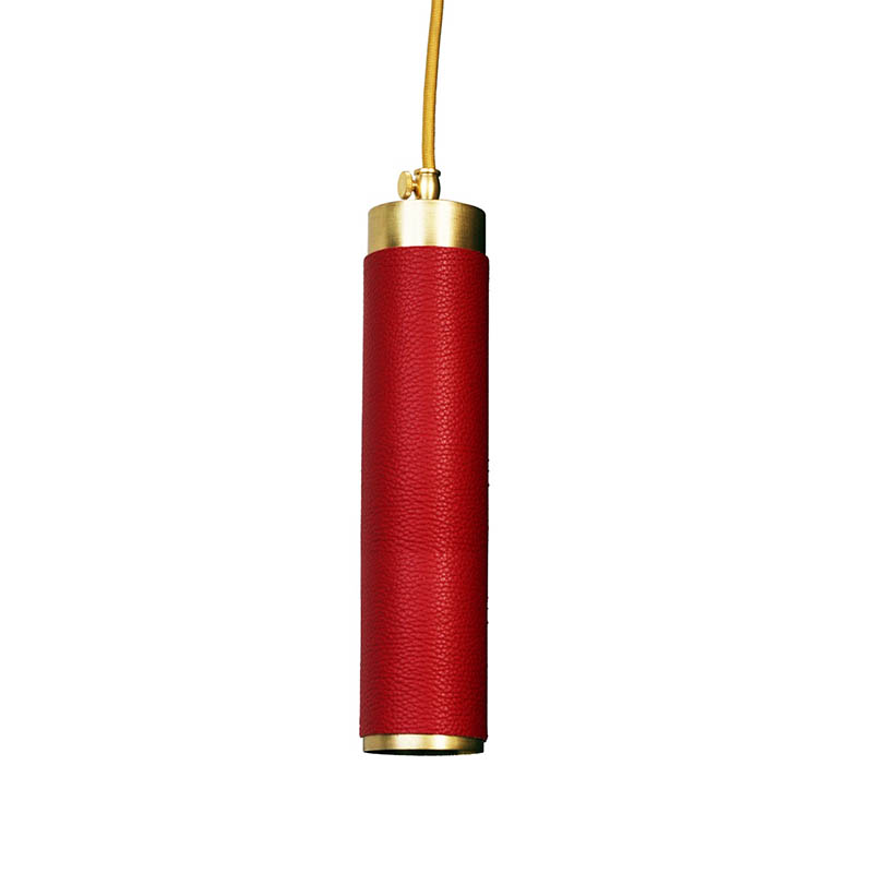 

Подвесной светильник Pikart Lights 5213-3 Leather Ceiling Красный