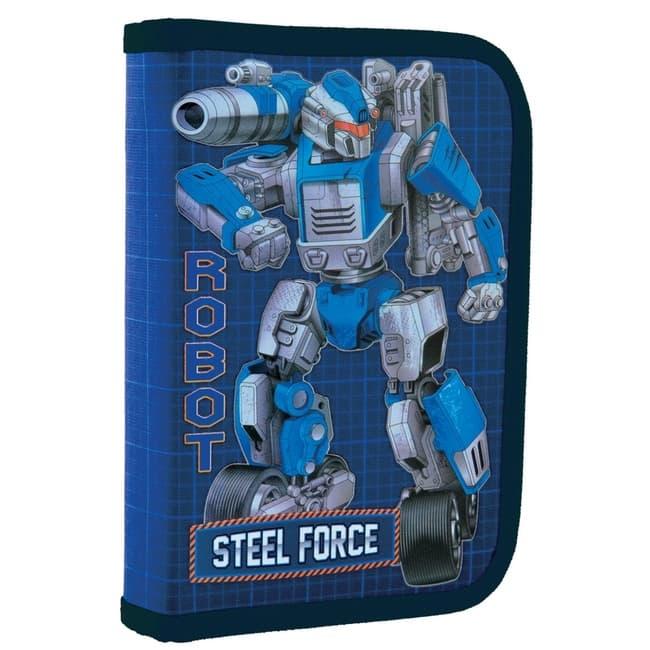 

Пенал твердый 1Вересня одинарный без клапана HP-02 Steel Force