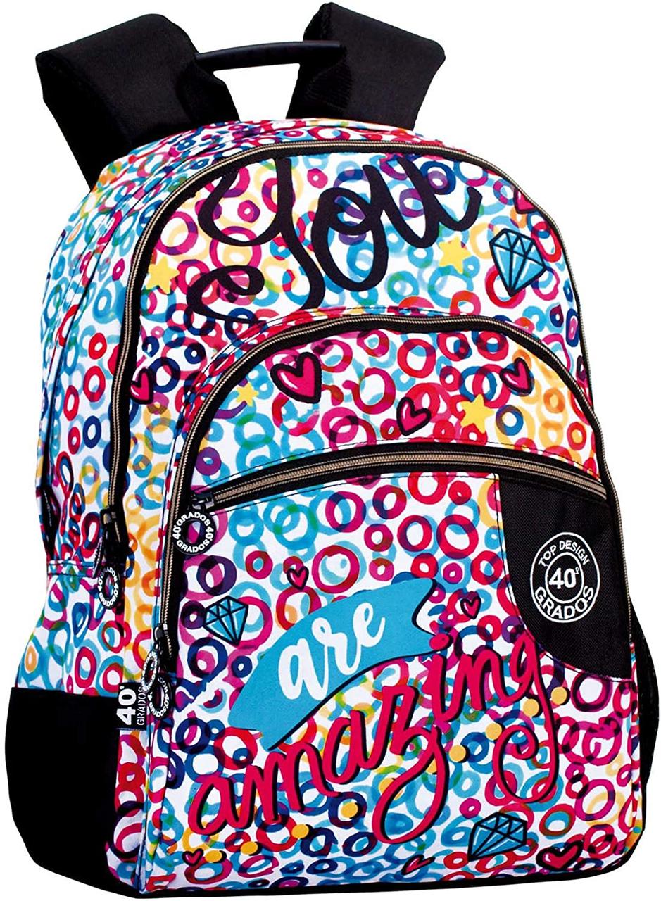 

Рюкзак Perona Montichelvo Double Backpack A.O. Cg Amazing, 43 cm