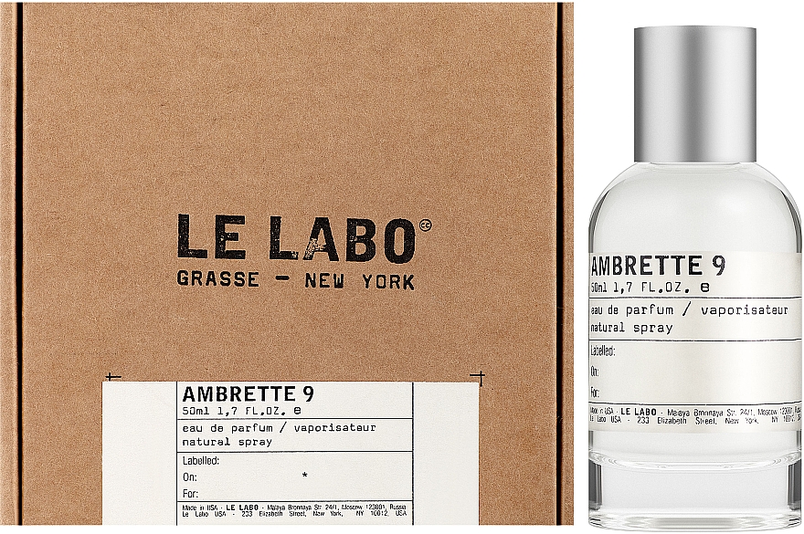 Парфюмированная вода унисекс Le Labo Ambrette 9 50 мл