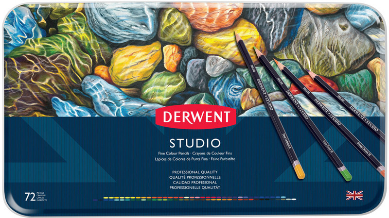 

Карандаши цветные Derwent Studio 72цв в метал.пенале (5010255713520)