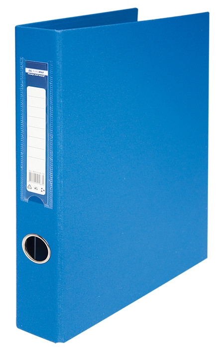 

Регистратор 4 см Buromax PP А4 двухсторонняя 4ре кольца синий (BM.3106-02)
