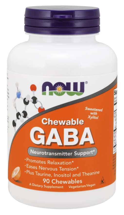 

Специальный продукт NOW GABA Orange Flavor Chewable Tablets 90 таблеток Апельсин (4384302716)