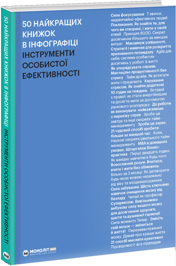 

50 найкращих книжок в інфографіці. Інструменти особистої ефективності - Коллектив авторов