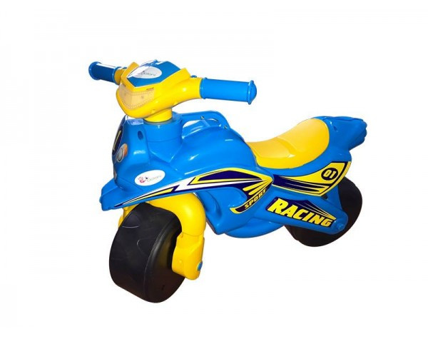 

Детский беговел "Байк" двуххколесный DOLONI TOYS голубого цвета 70х30х50 см (RT0138/10)