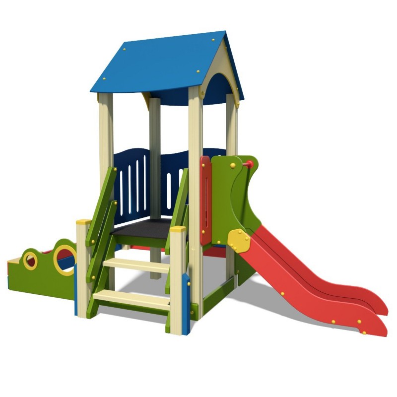 

Песочница с горкой PLAYBABY, код: TE312-SM