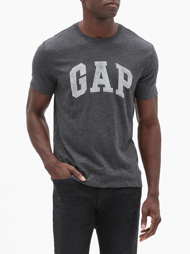 Футболка GAP 215773204 XS Серая (1159748937) – в интернет-магазине ...