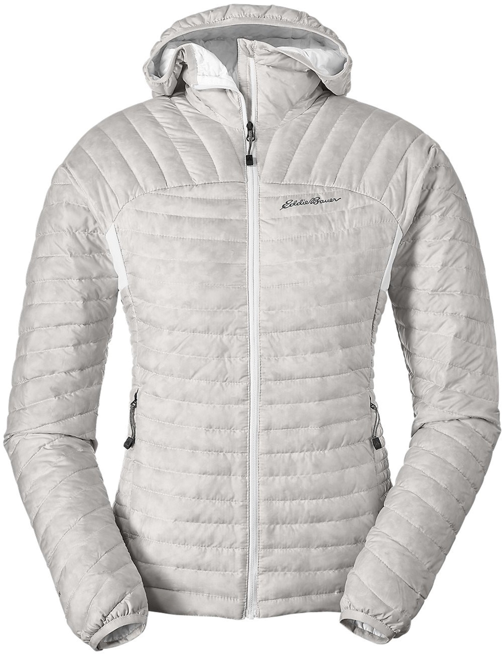 

Пуховик Eddie Bauer MicroTherm StormDown Hooded Jacket 0927SV XS Серый