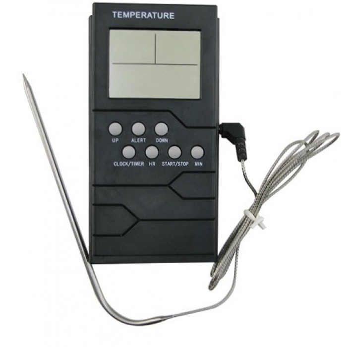 Цифровой термометр TP-800 для духовки (печи) с выносным щупом до 300°С .