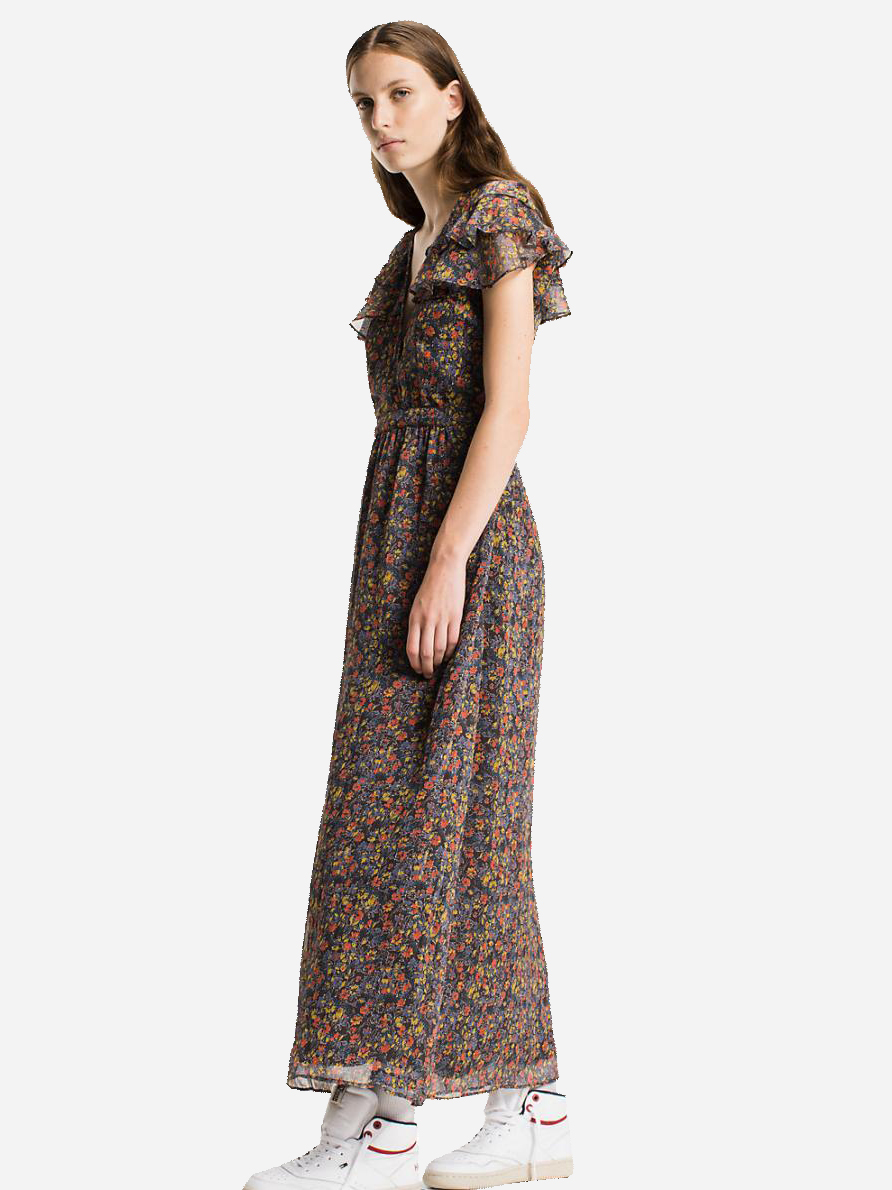 

Платье English dress Tommy Jeans GN1031 S Разноцветное