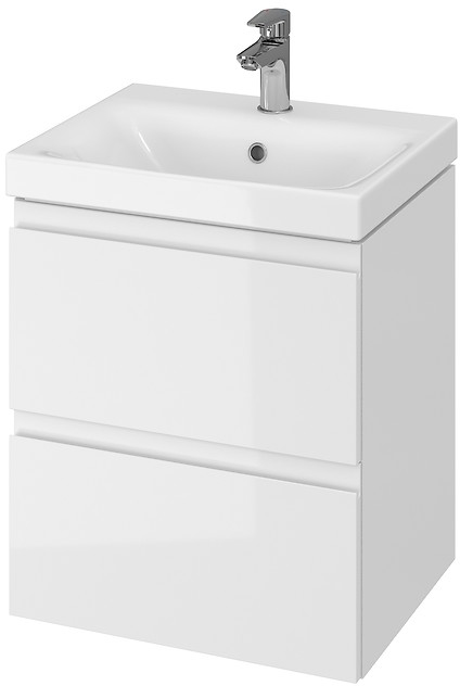 

Тумба подвесная CERSANIT Moduo 50 S801-230 СЕТ B10 с умывальником 50 см белая
