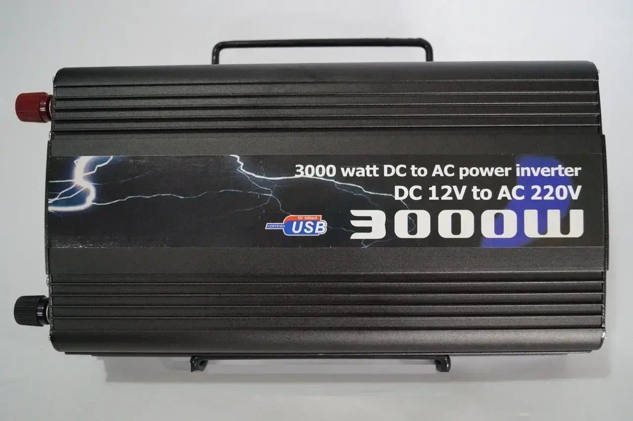 Инвертор преобразователь напряжения 12-220 3000W автомобильный Power ...