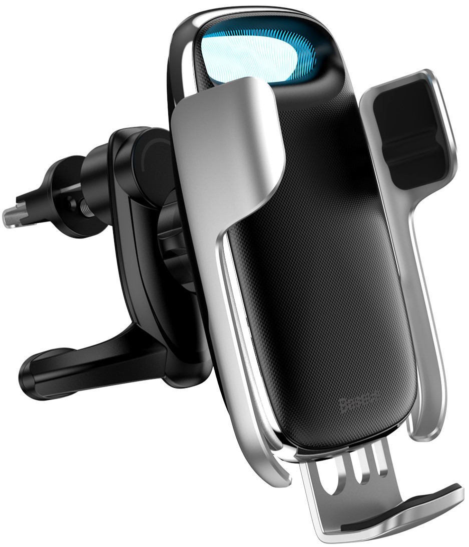 

Беспроводное автомобильное зарядное устройство Baseus Milky Way Electric Holder с технологией Qi 15W Серебристый