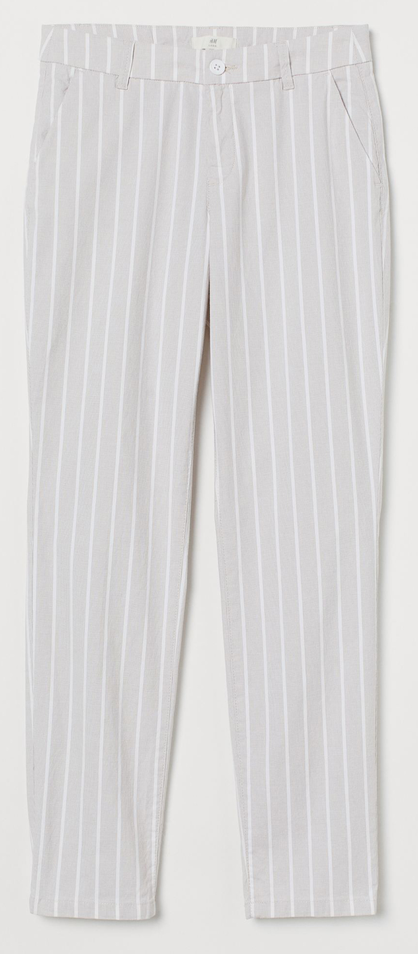 

Брюки H&M 6909359 36 Светло-бежевые