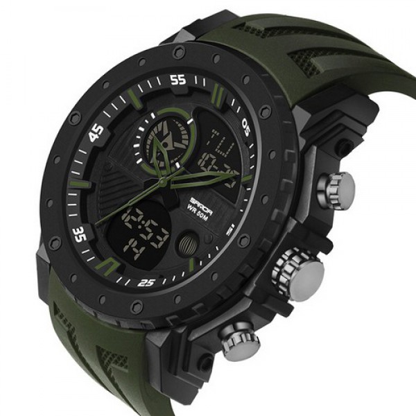 

Часы Sanda 6012 Green-Black