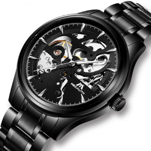 

Часы Megalith 8078M Black-Silver